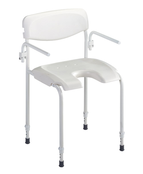 chaise de douche fixe