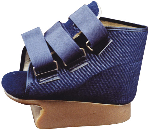 chaussure de decharge de l'avant pied