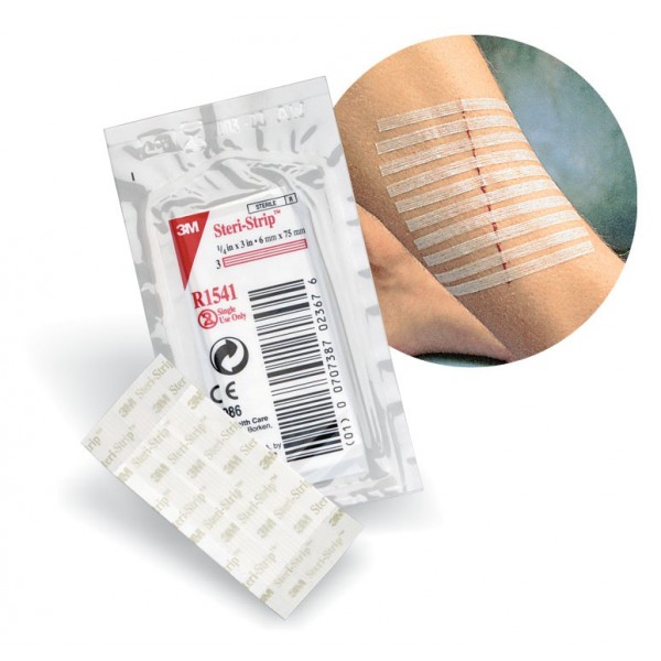 Sutures et ligaments Sutures cutanées adhésives stériles STERI-STRIP Parapharm