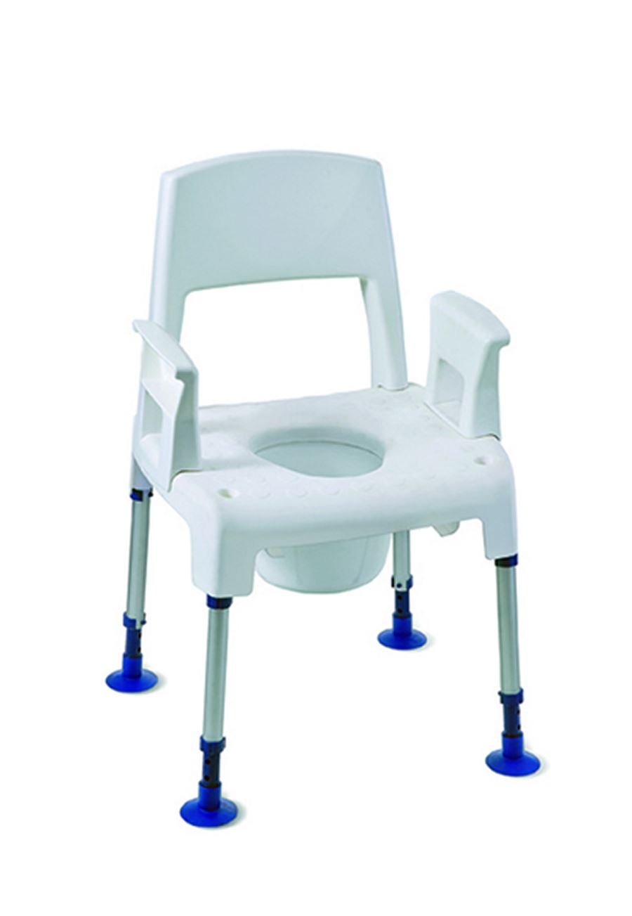 Les toilettes Chaise toilette fixe polyvalente Parapharm