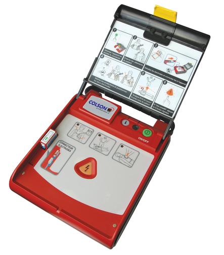 defibrillateur ouvert