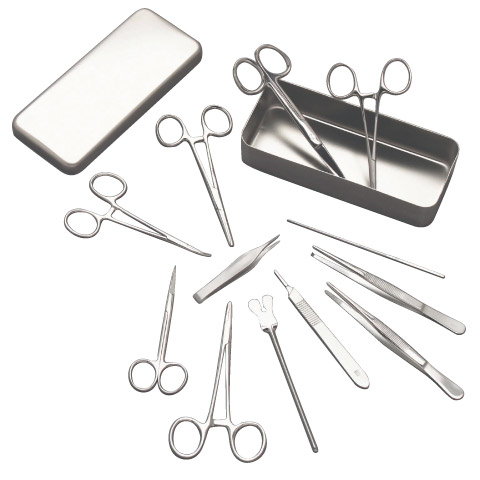 Pinces Boite de petite chirurgie Parapharm