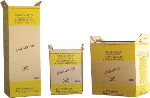 collecteur de dechets carton